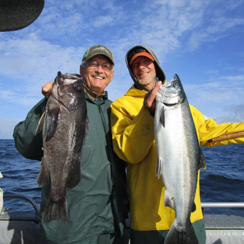 Angling Unlimited guests fishing in Sitka, Alaska