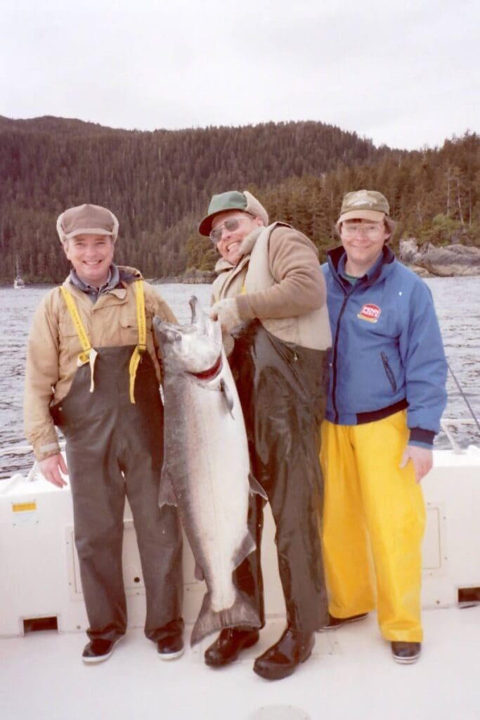 Fishing in Sitka, Alaska for salmon