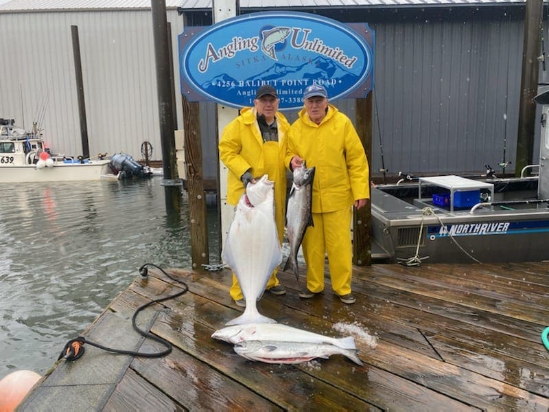 Bob Faine and Mac Furer at Angling Unlimited in Sitka, AK