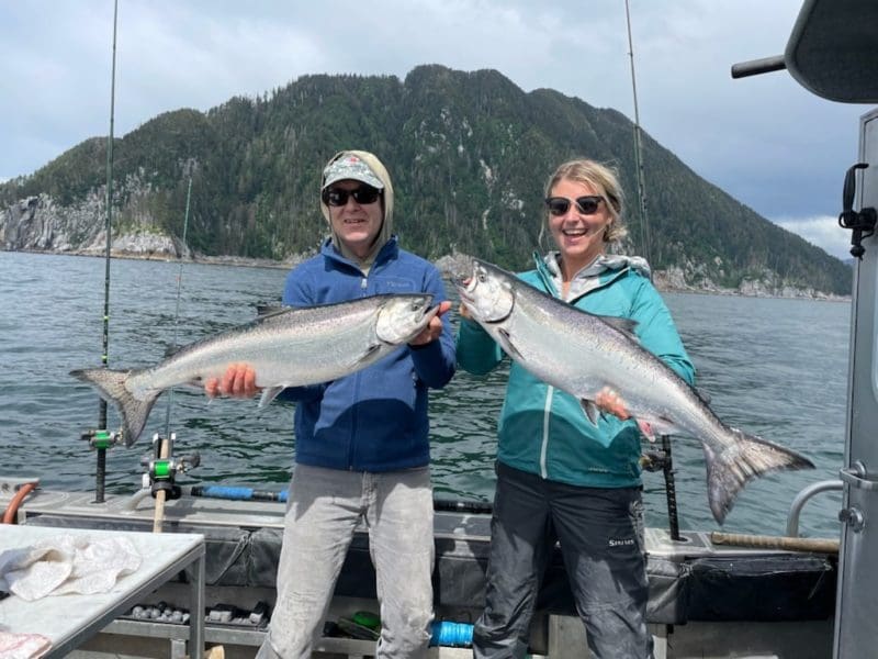King salmon fishing with Angling Unlimited