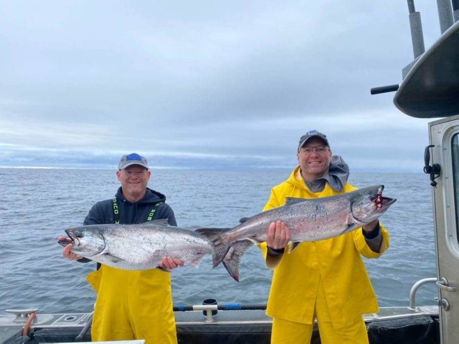 King fishing in Sitka, AK with Angling Unlimited