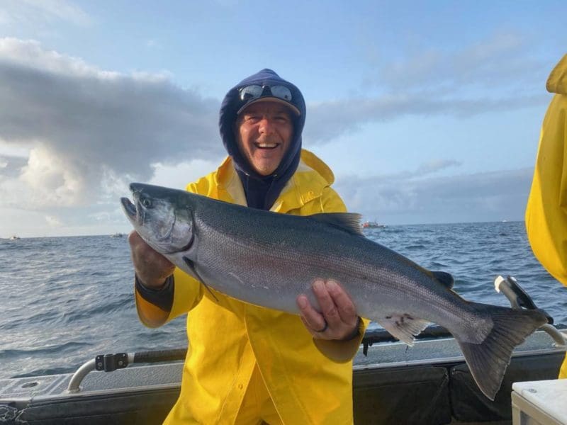 Silver fishing with Angling Unlimited in Sitka, AK