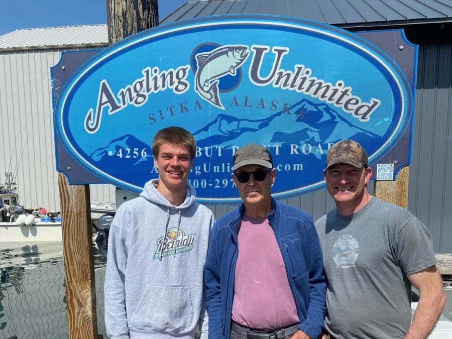 Angling Unlimited guests in Sitka, Alaska