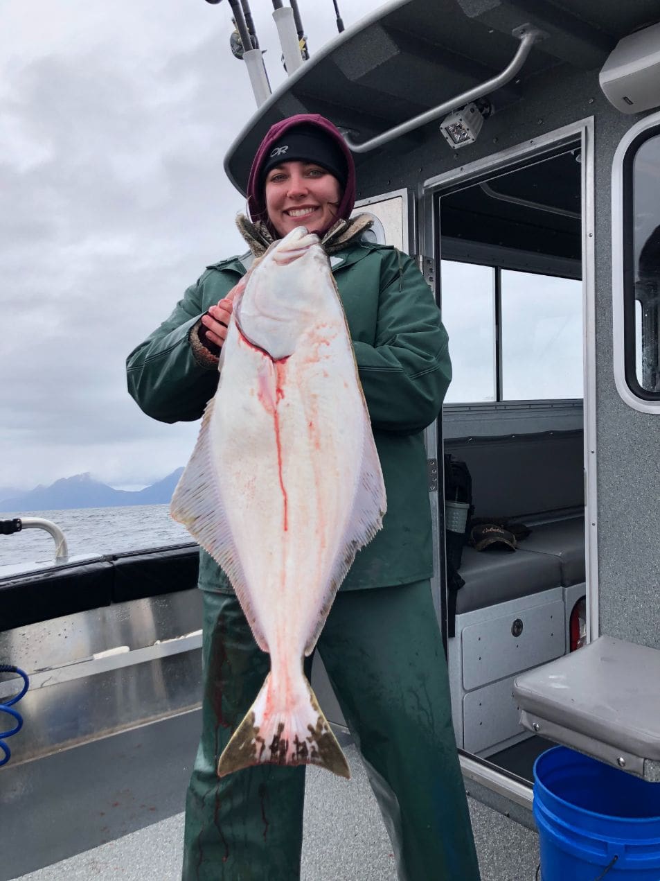 June halibut fishing in Sitka, Alaska